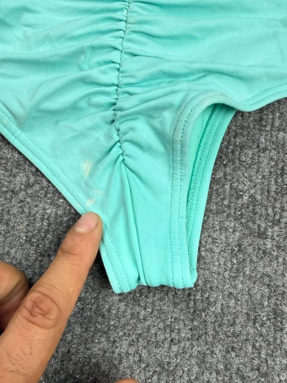 Billabong Cheeky Swim Bottom Stains No size tag; check measurements (S/M) Stains